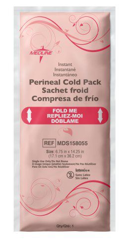 Perineal Cold Pack, OB Pad, Premium: 6.75" x 14.25", Case of 24 (MDS158055)
