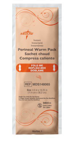 Perineal Warm Pack, OB Pad, Deluxe: 4.5" x 14.75", Case of 24 (MDS148065)