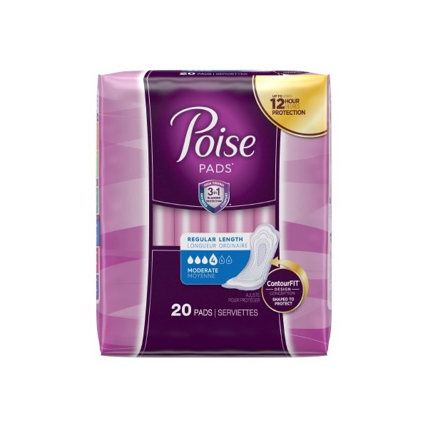 	Poise® Moderate Bladder Control Pads