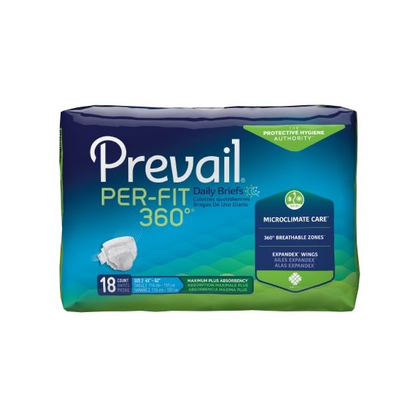 Prevail Per-Fit 360 deg.: Large, Case of 72 (PFNG-013)