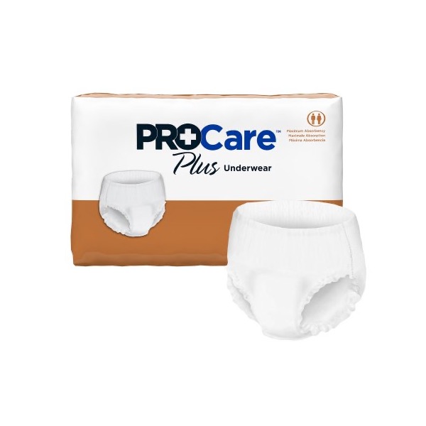 ProCare Plus Underwear: XL, Case of 100 (CRP-514)