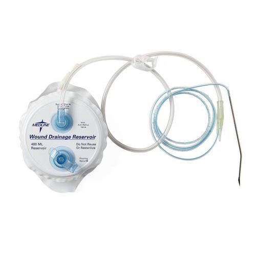 Perforated Round PVC Wound Drain Kit: 10 Fr, 1/8", Case of 12 (DYNJWE402)