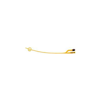 Gold Pediatric 2-Way Foley Catheter 10 fr 3 cc: , Case of 10 (180003100)