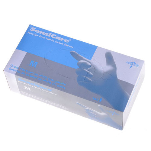 SensiCare Nitrile Exam Gloves: XS, Case of 1500 (MDS8083)