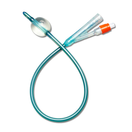 Silvertouch 100% Silicone Foley Catheters: 18 Fr, 30 mL, 1 Each (DYND141218)