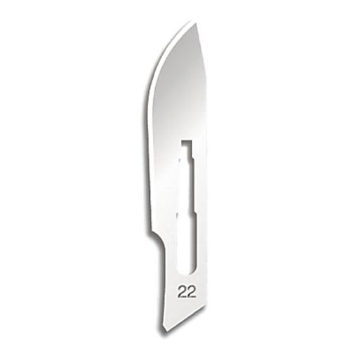 Stainless-Steel Blade: #22, Box of 100 (MDS15122)