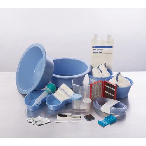 Sure Set Double Basin Surgical Trays: , Case of 6 (DYNJS0132)