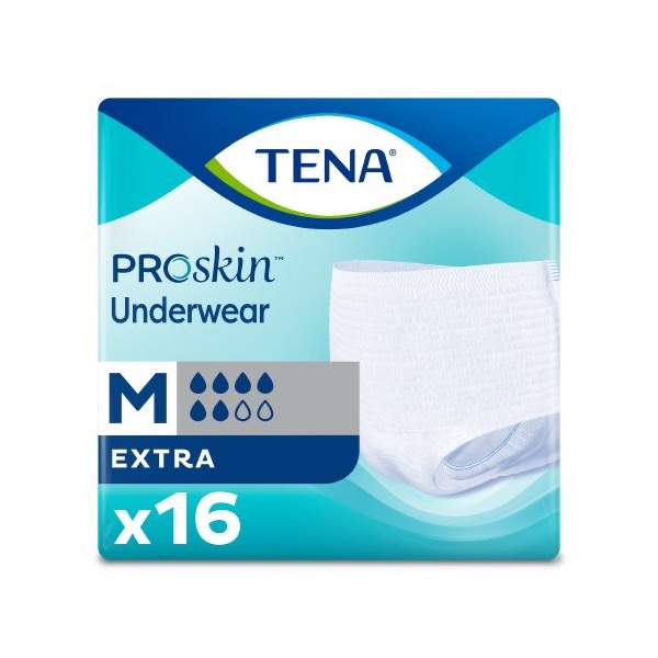 TENA ProSkin Extra Protective Underwear: Medium, Case of 64 (72232)