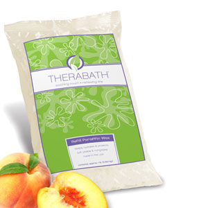 Therabath Pro Refill Paraffin Wax: Peach, Box of 6 (0102)