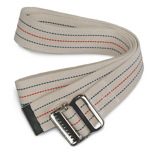 Transfer Belts: White with Blue & Red Pinstripes, Case of 6 (MDT828203)