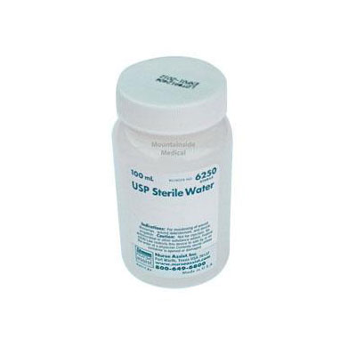 USP Sterile Water For Irrigation 120mL: , Case of 48 (6210)