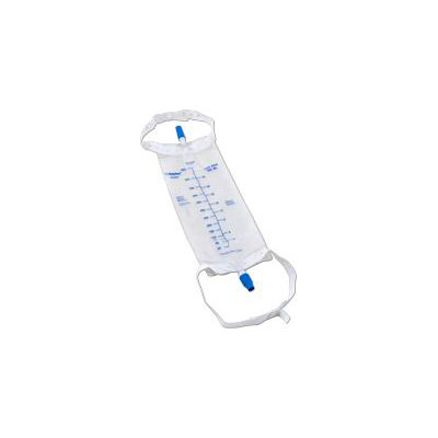 ReliaMed Disposable Standard Leg Drainage Bag with Twist Valve, 900 mL (Each): , Case of 48 (LB900R)